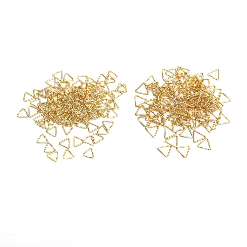 Runder Kupferdraht Dreiecksklemme für DIY Schmuckherstellung 1 Stk.