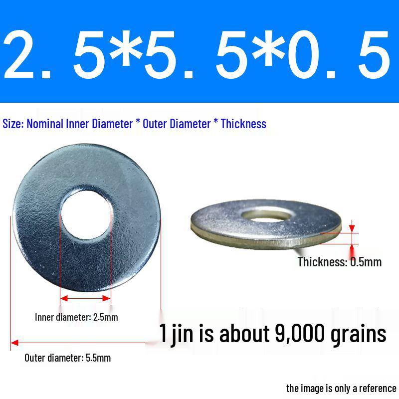 Galvanized Oversized Metal Washers M3-M60
