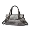 Handbag New large-capacity women's bag Crocodile pattern tote bag Portable shoulder messenger bag