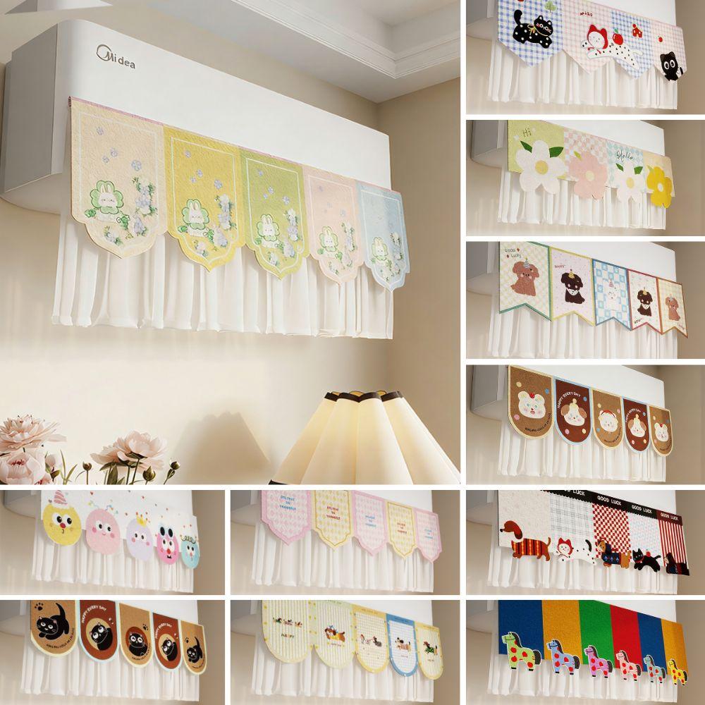 Anti-Direct Blowing AC Wind Deflector Curtain Self-Adhesive Air Outlet Cover  Bedroom