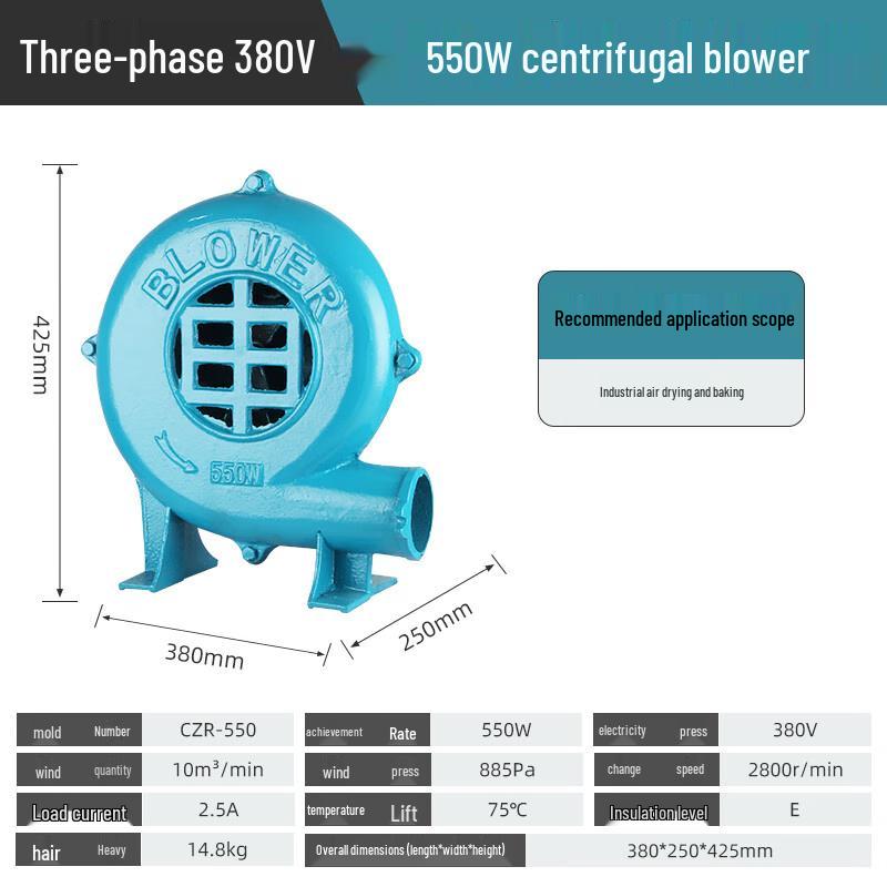 Jundingying Industrial Cast Iron Blower Fan
