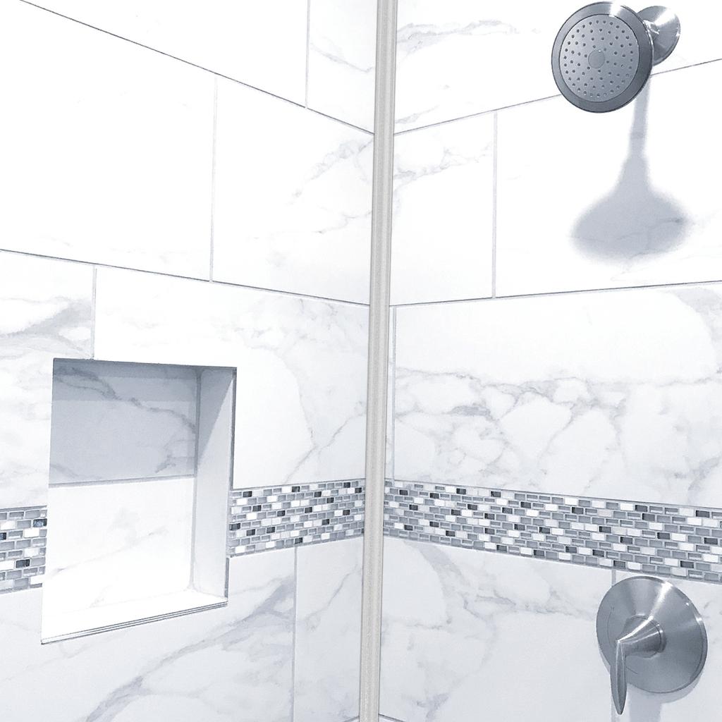 1 Roll PVC Wall Corner Self Adhesive Molding Trim Flexible Caulk Strip for Kitchen Bathroom Decoration