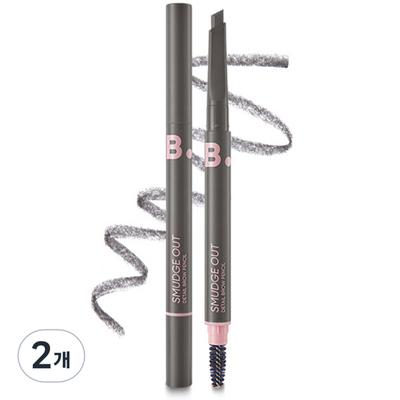 Banila Co. B by Vanilla Smudge Out Detail Brow Pencil 0,3g, 2 Stück, 04 Cool Gray