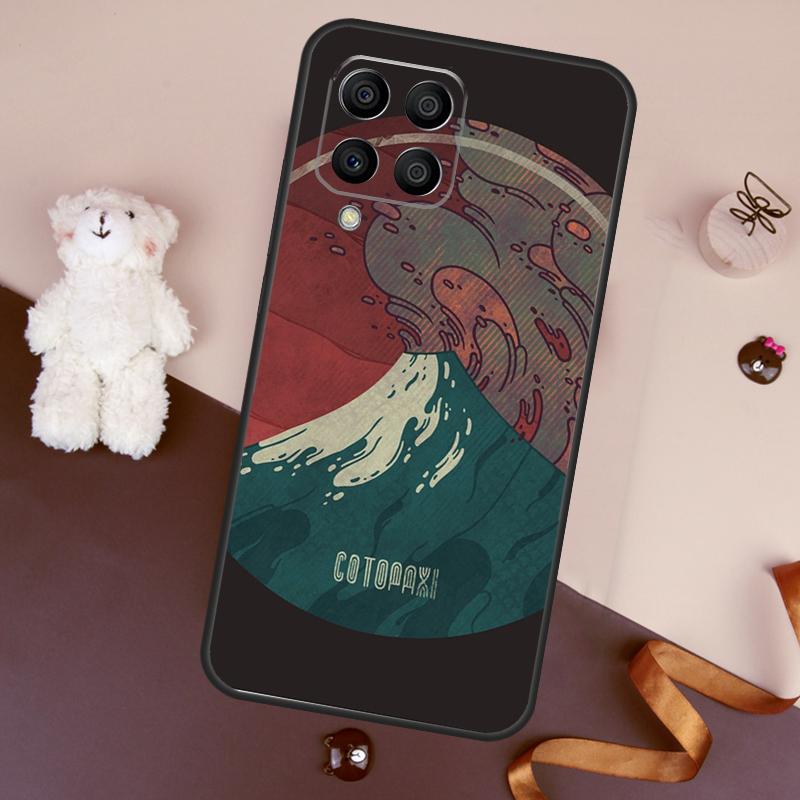 Japanese Art Mount Fuji Case For Samsung Galaxy M06 M53 M13 M31 M11 M35 M55 M15 M56 M36 M16 M12 M32 M52 M14 M34 M54