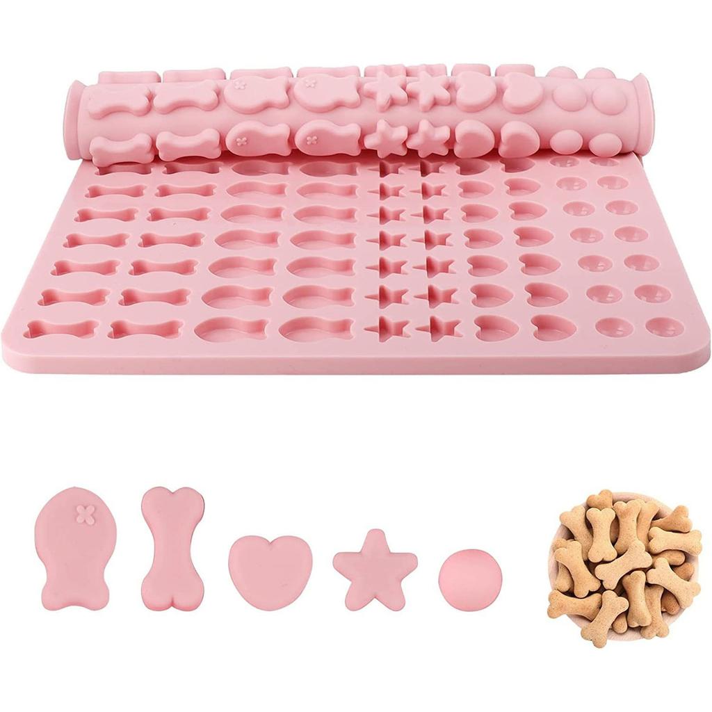 Silicone Baking Mold Heart Bone Star Fish Shape Candy Silicone Mold for Cookie Jelly Dog Treats