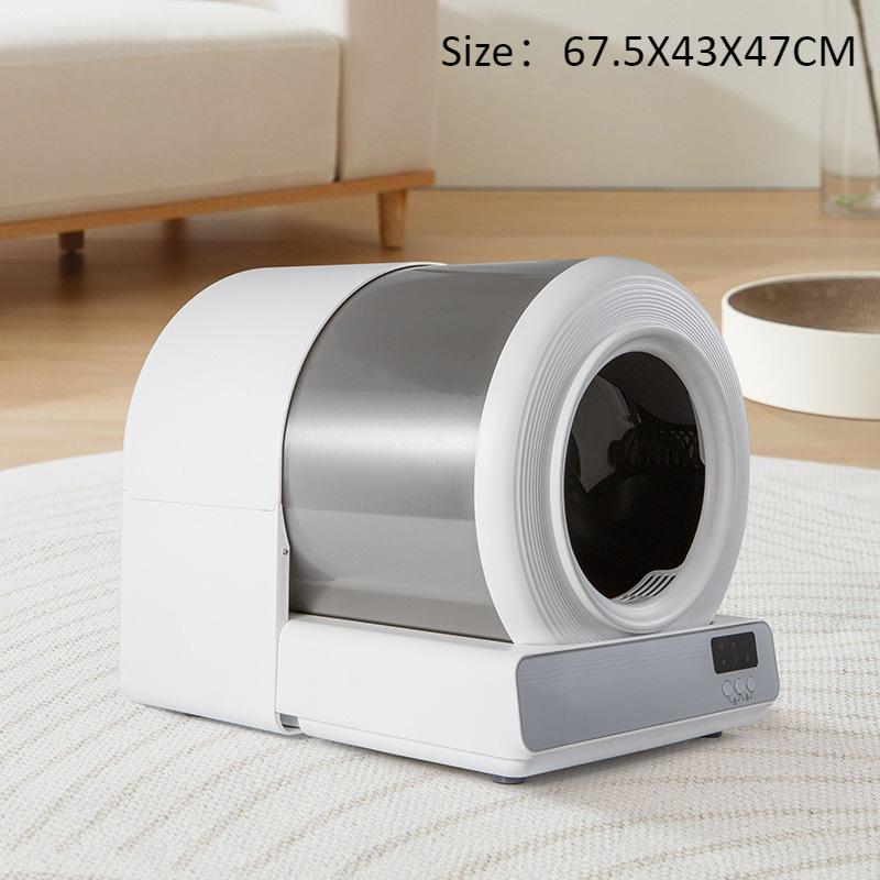 

Automatic Cat Sandbox Self-cleaning Cat Litter Box Large Capacity Intelligent Cats Kitten Toilet Drawer Kittens Pet Products UK