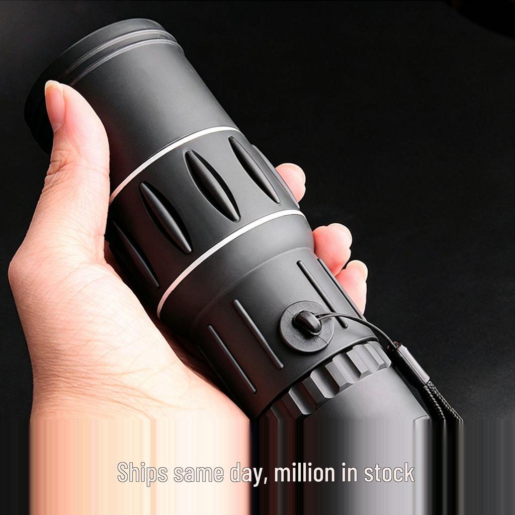 HD 16X52 Monocular Telescope: High Magnification Spotting Scope with Low Light Night Vision for Mobile Photography and Outdoor Use.