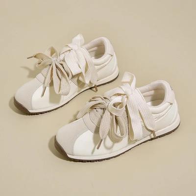 Women's Shoes 2025 Spring New Korean Edition Trendy Fashion White Shoes Female Students Casual Sports Versatile Board Shoes