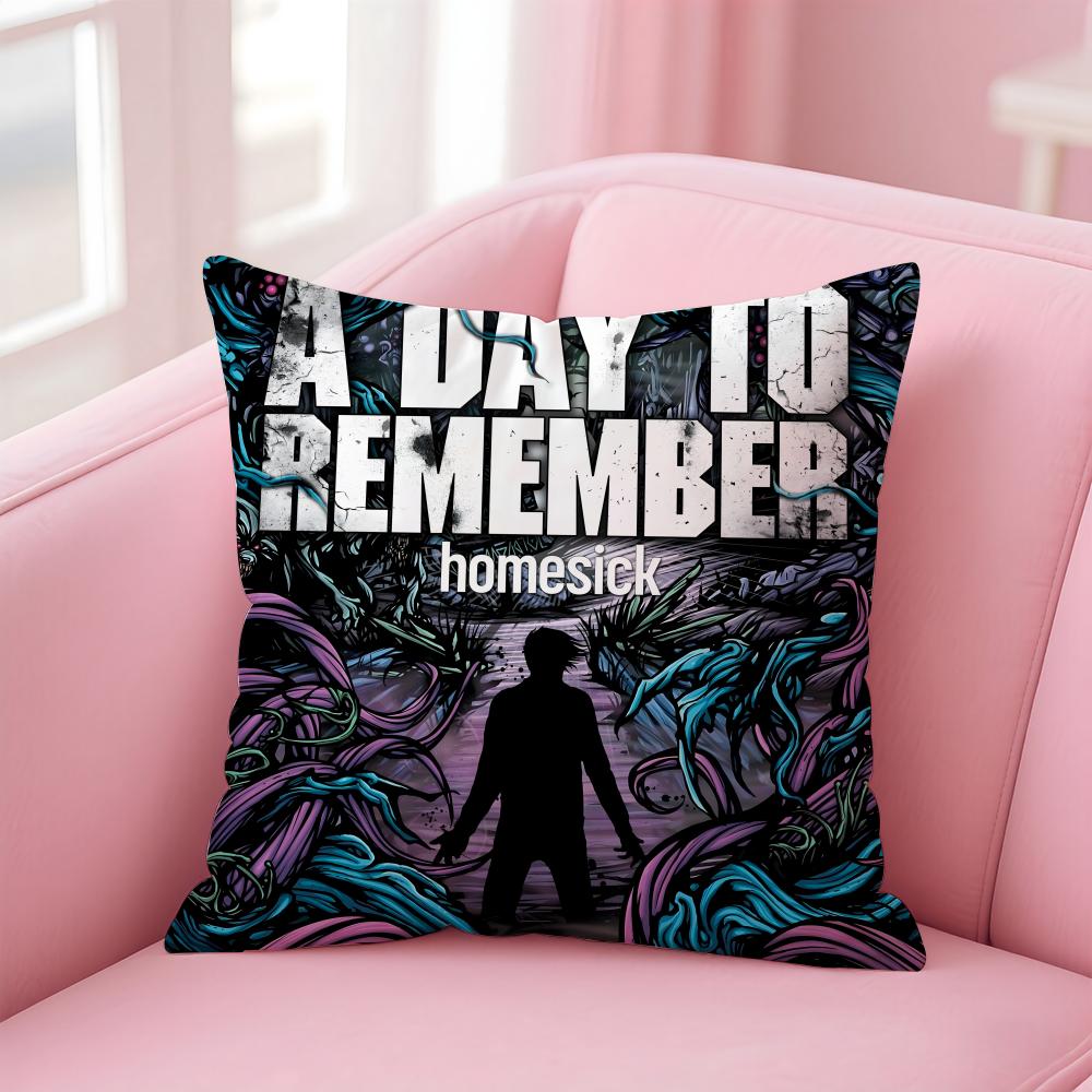 A-A Day to Remember Povlak na polštář Pohodlný oboustranný povlak na polštář Ideální do auta, na pohovku, do ložnice a nejen tam