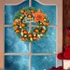 Artificial Christmas Wreath Ball Ornament Home Backdrop Xmas Door for Party