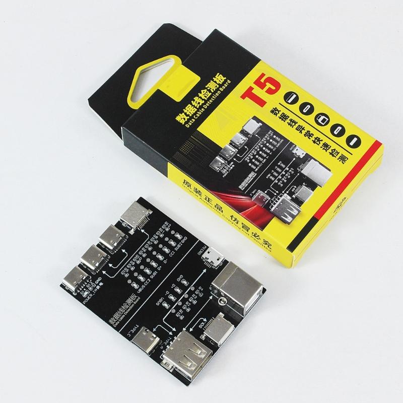 Tragbarer Kabeltester Datenkabel-Erkennungsplatine Für USB A, USB C, MicroUSB, Mit Langlebigkeit Einfache Bedienung