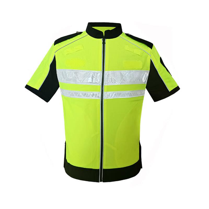 WEZHO Motorcycle Quick-Dry Short-Sleeve Reflective Safety Vest