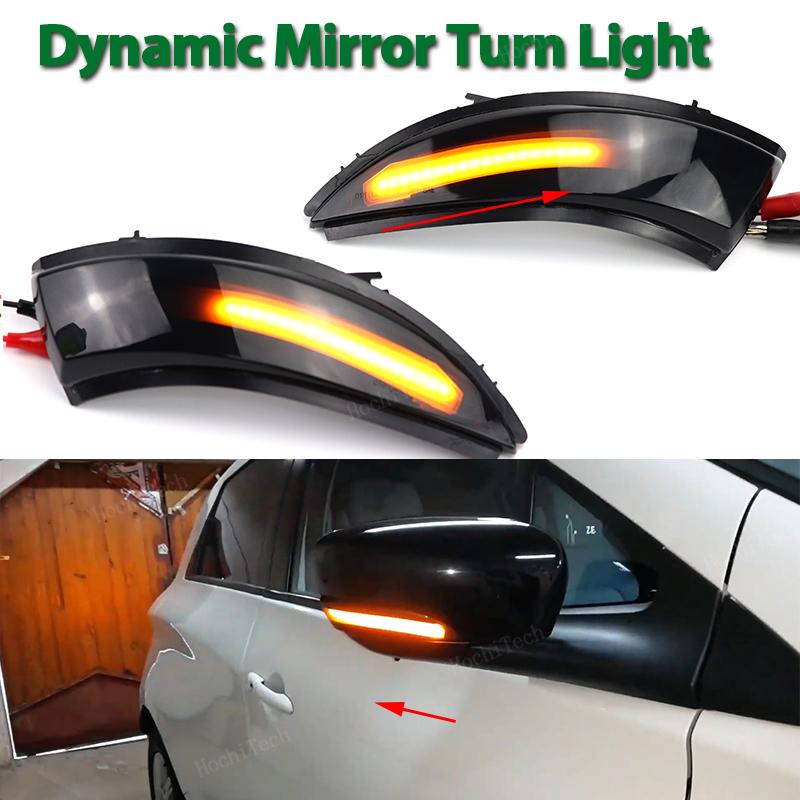 Smoked LED Dynamic Turn Signal Light Side Mirror Flashing Light for Renault Captur Samsung QM3 Kaptur Clio IV Lutecia Zoe
