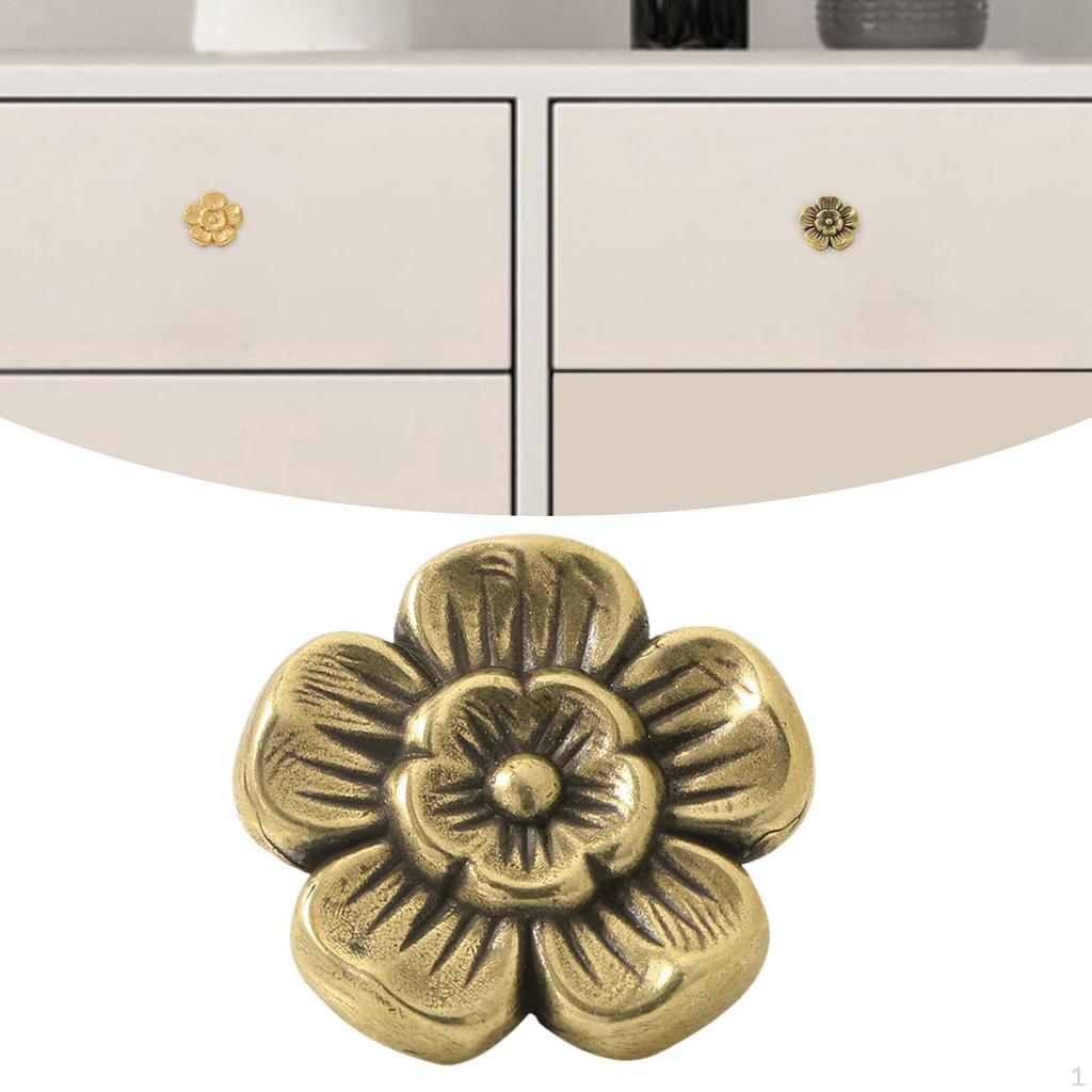 Cabinet Knobs Drawer Handle Knob Brass Door Gold Furniture for Dresser