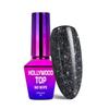 Top No Wipe Hollywood Mollylac Metalic Do Lakierów Hybrydowych Z Drobinkami Bez Przemywania 10 G