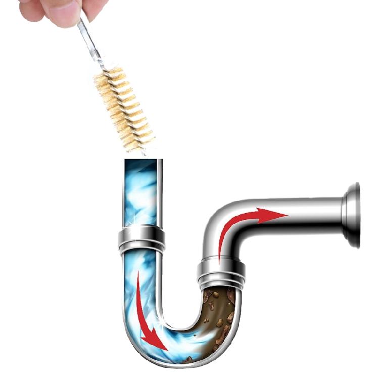 6Pcs Wire Brush 8/10/12/15/17/19mm Polishing Brush Set Tube Brush Set for Metal Part