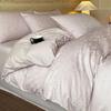 2025 New Jacquard Satin Full Cotton Bedding Sets Light Luxury Soft Skin-Friendly Duvet Cover High Quality Bedclothes for Adults
