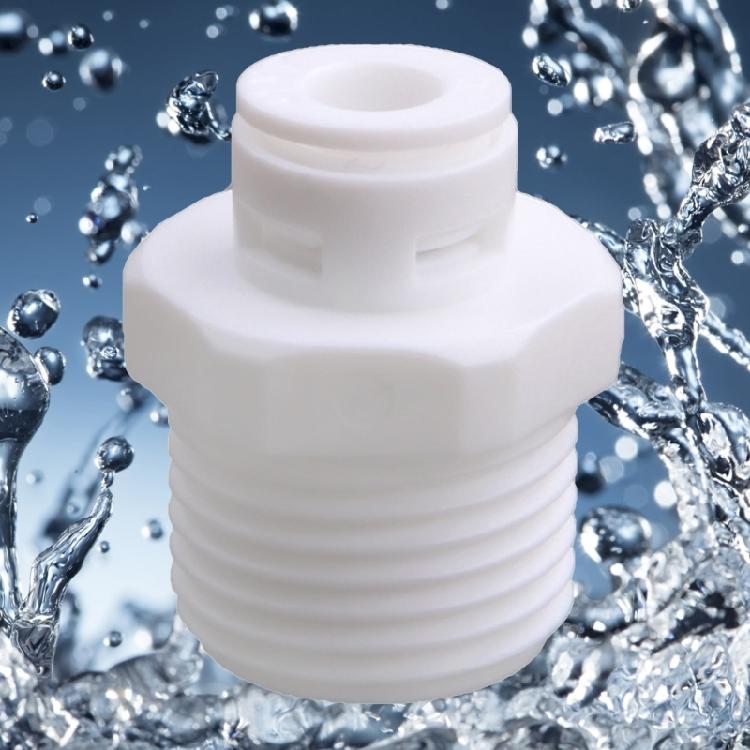 10 Pcs 1/2" Thread Male To 1/4" Quick Connect for RO Water Systems Purifiers