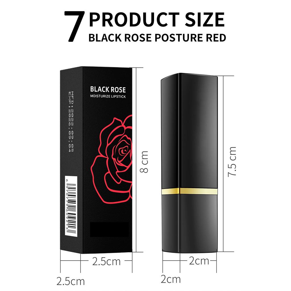 Highly Pigmented Women's Lipstick, Waterproof & Smudge Proof, All-Day Comfortable Moisturizing Wear, Ideal for Daily Use and Special Occasions