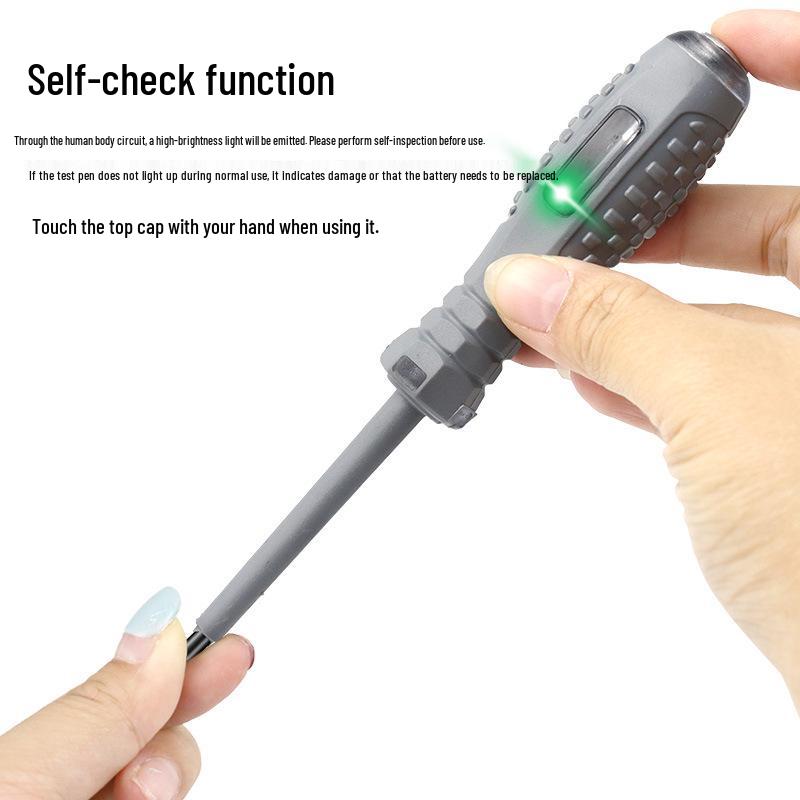 High-Brightness Voltage Tester: Detect Broken Wires & Breakpoints | Intelligent Sensor | Ideal for Electricians | High Torque Test Pen