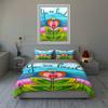 Colorful, floral, artistic. Bedding Duvet cover sets Duvet covers Pillowcases gifts (1 * Duvet Cover 2 * Pillowcases, without duvet insert)