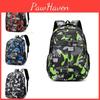 Printed Travel Backpack Fashionable Durable Casual Student Schoolbag