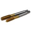 Titanium-Plated Yellow Straight Flute Tap M3-M10 for Chipless Machining