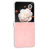 For Honor Magic V Flip 5G Case Hinge Design Matte Edge PU Leather Coated PC Folding Phone Cover