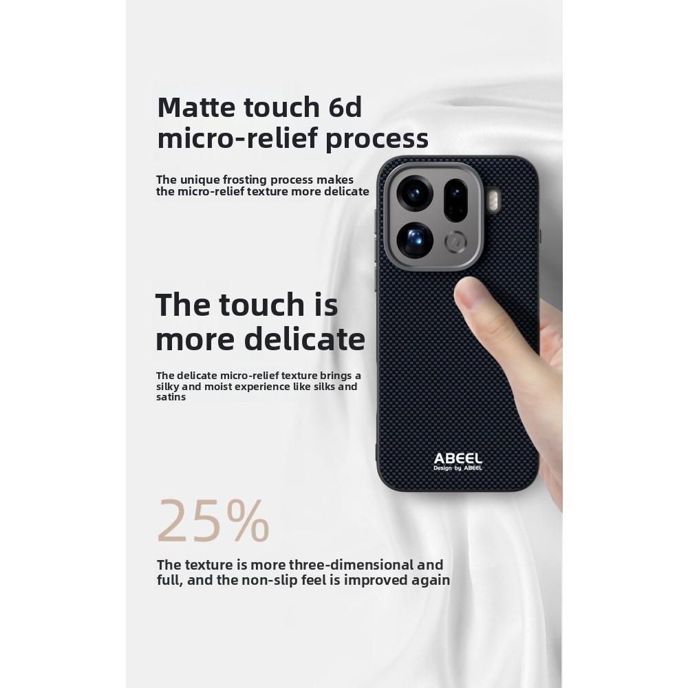 Textur Business Glatte Haptik Relief Kabelloses Ladecase Für Oppo Find X9 Pro X8/S Ultra Reno 14Pro Legierung Linse Stoßfeste Hülle