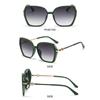 UV Protection Women's Rhinestone Shades Street Shooting Retro Sun Glasses Gradient Eyewear
