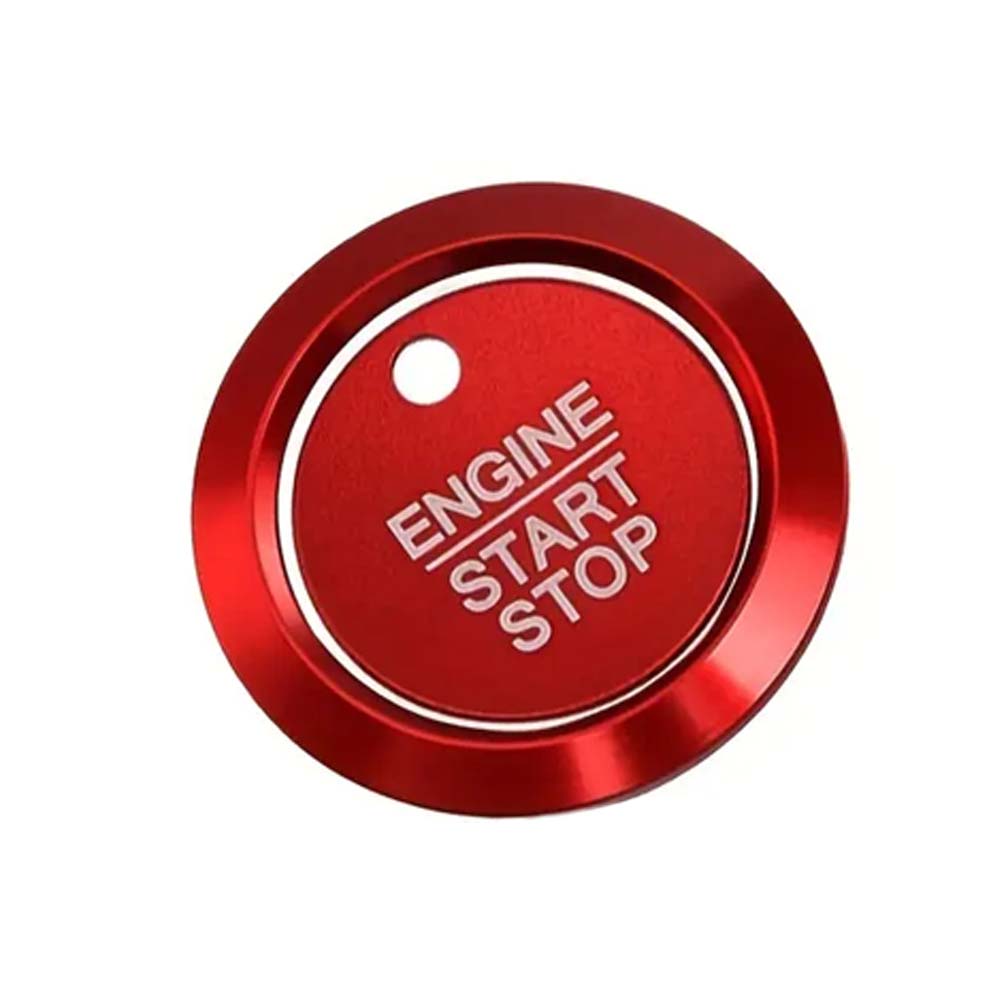 Car Engine Start Stop Button Cover Ignition Key Push Cover Rings For Ford F150 F-150 Kuga Focus MK4 Fiesta ST Car Accessories
