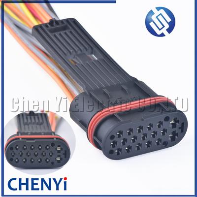 18 Pin 1.5/3.5mm Composite Waterproof Harness Plug Auto Connectors 9002862E Electric Connectors DJ7181-1.5-3.5-21 900 286 2E