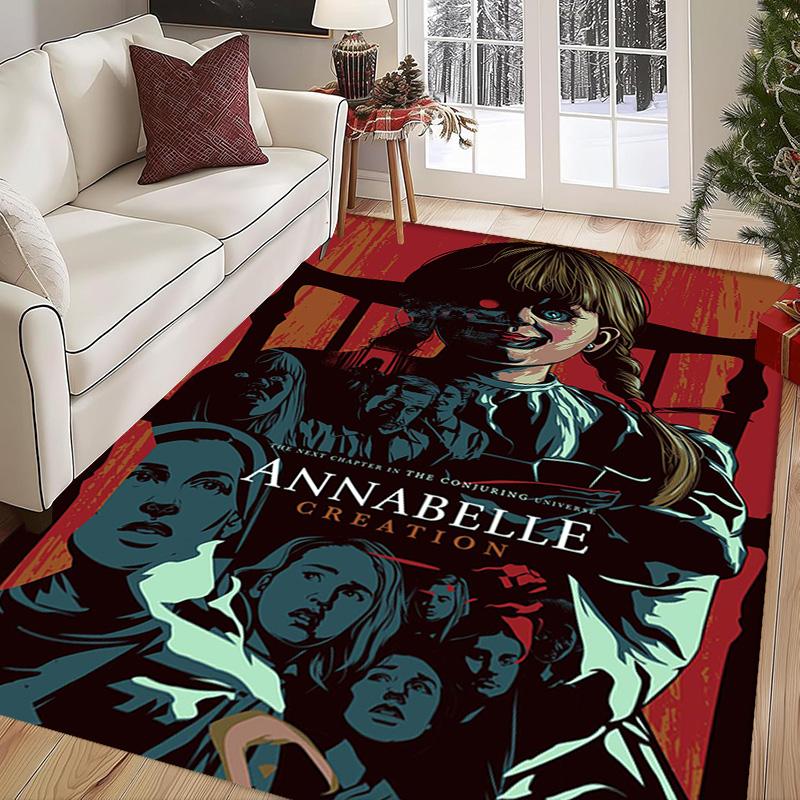 Darkness Unleashed: Annabelle's Creation carpet floor mats Doormat Room Dormitory decoration Bathroom mat