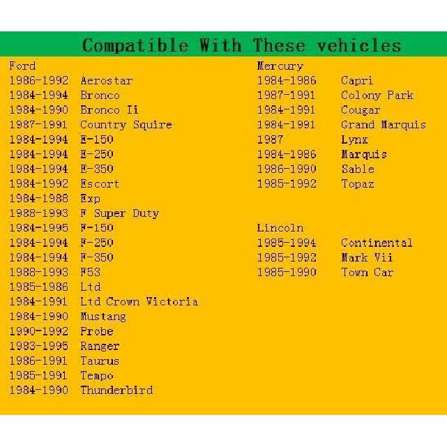 Map Manifold Absolute Pressure Sensor 1648138 AS1 Compatible With Ford Bronco E150 E250 E350 F150 F250 F350 Ranger Lincoln Mercury