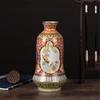Elegant Chinese Ceramic Craft with Enamel Detailing Desk Ornament for Home Decoration and Gift Giving