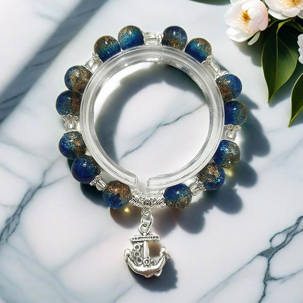 Daisy Popcorn Beaded Bracelet: Elegant Women's Hand Jewelry