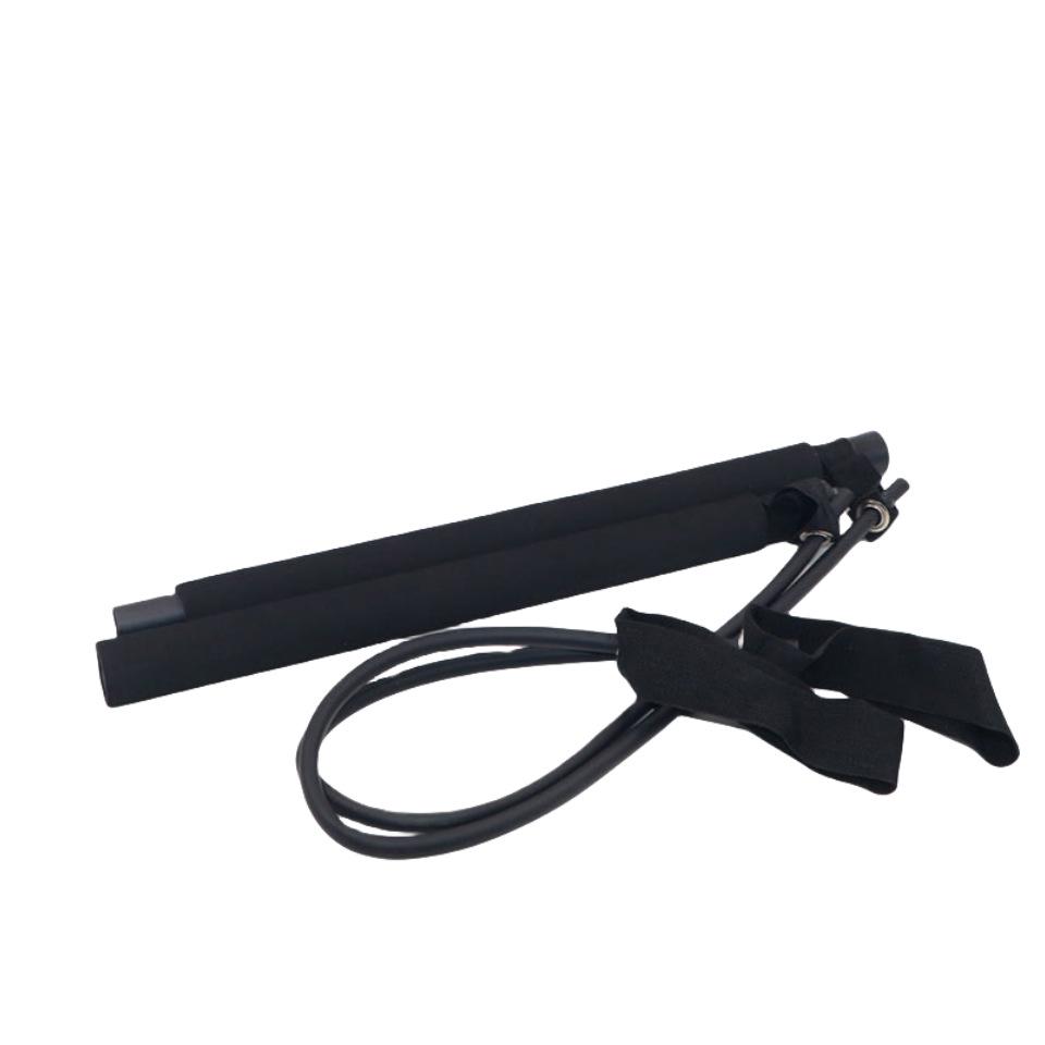 Multifunctional Pilates Bar: Home Fitness Yoga Equipment with Resistance Band for Elastic Exercise & Butt Lift