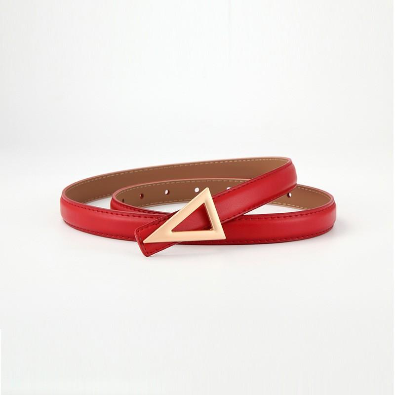 Curea de talie pentru femei pentru blugi, pantaloni, rochii, curea din piele pentru femei la modă cu cataramă triunghiulară din aliaj