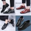 Leather Mens Business Casual Shoes With Breathable Eva Insole For Work And Travel