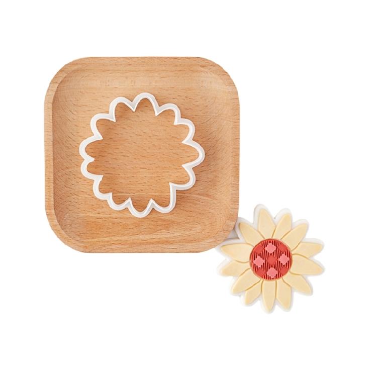 Biscuit Moulds Easy to Use Biscuit Stamps Mothers' Day Theme Plastic Material