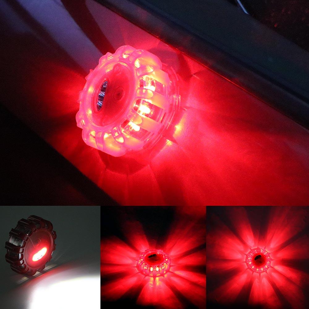 Safety Barricade Light Warning Lamp LED Emergency car Lights Emergency Strobe Flashing Lights Super Bright Round Warning Beacon