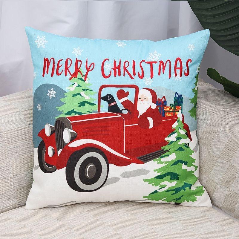 Christmas Day Pillowcase, Living Room Sofa Cushion Cover, Bedroom Bed, Car Pillow Cover, Home Decoration