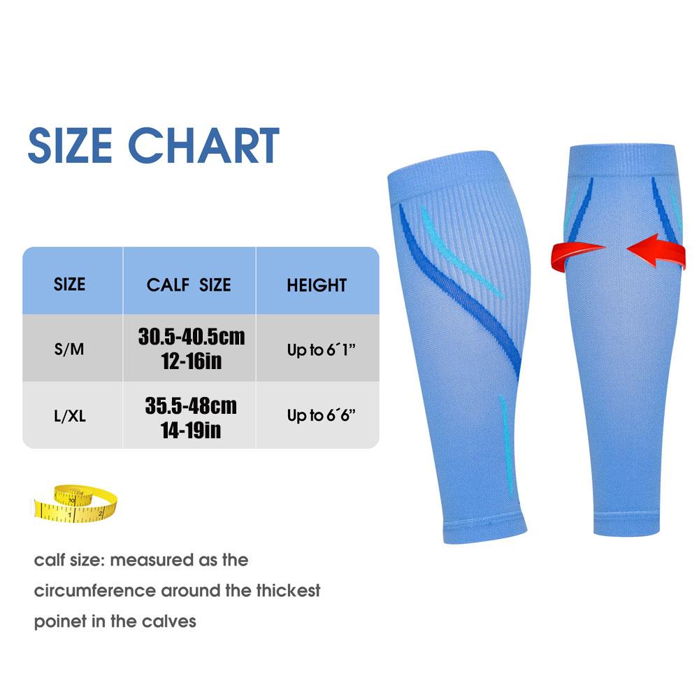 Durable And Safe 1 Pair Calf Compression Sleeves Men Womenfootless Compression Socks Shin Splintsvaricose Vein Treatment For Legs & Pain Relief