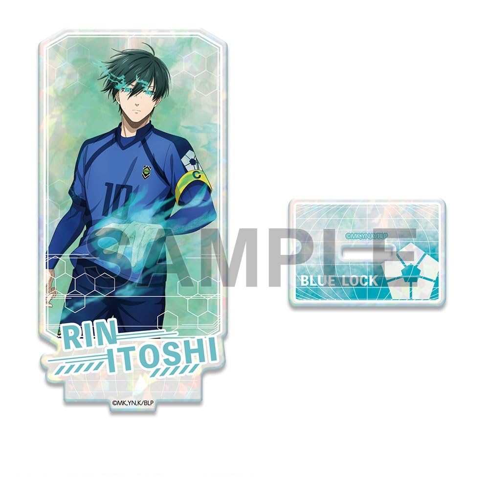 

Blue Lock Голографическая акриловая подставка Ёроси Рин Б, HSAN-B001-m04