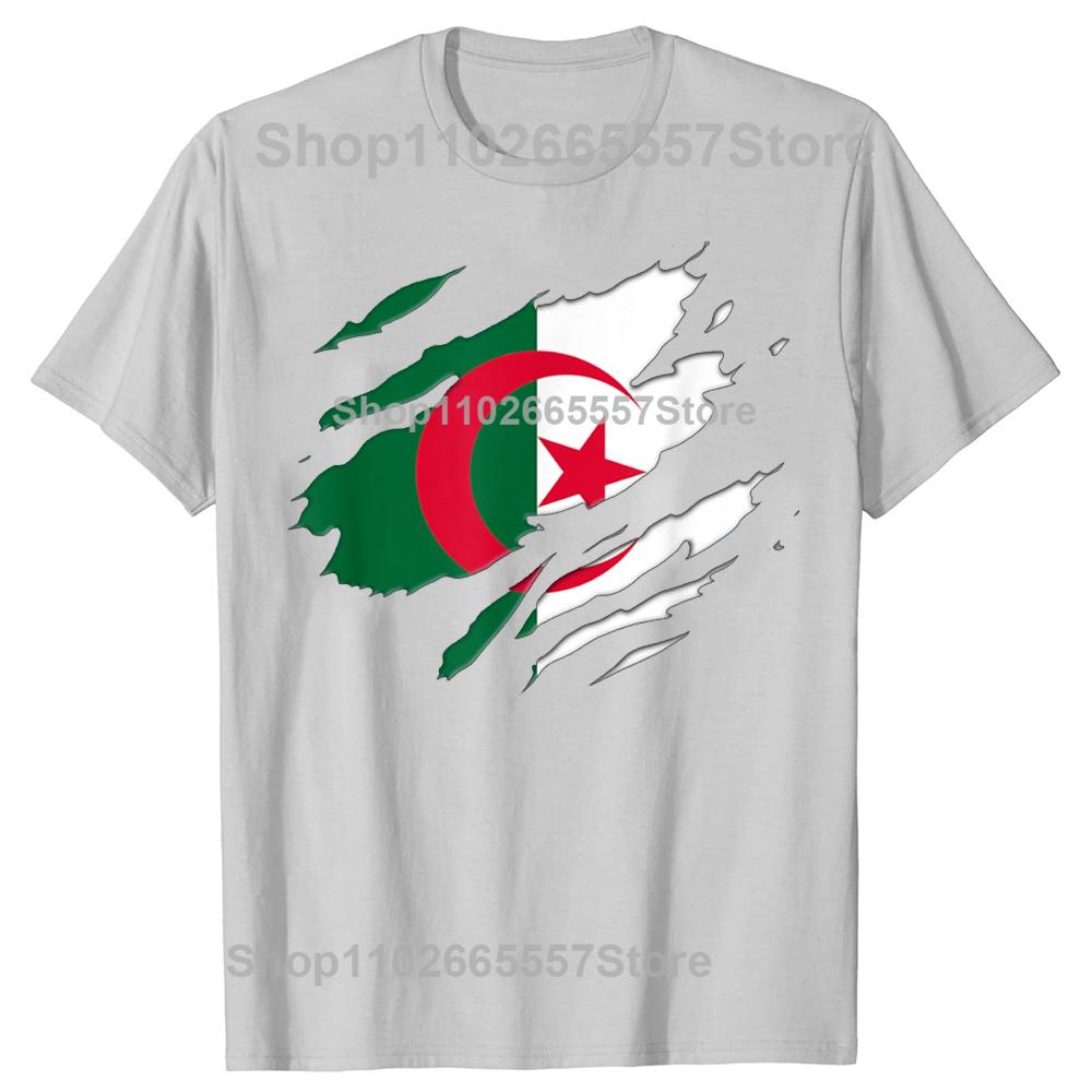 New Men Proud Algeria Algerian Flag T Shirt Oversize Printed Casual Tee shirt Casual Short Sleeve Vintage Couples T-Shirt
