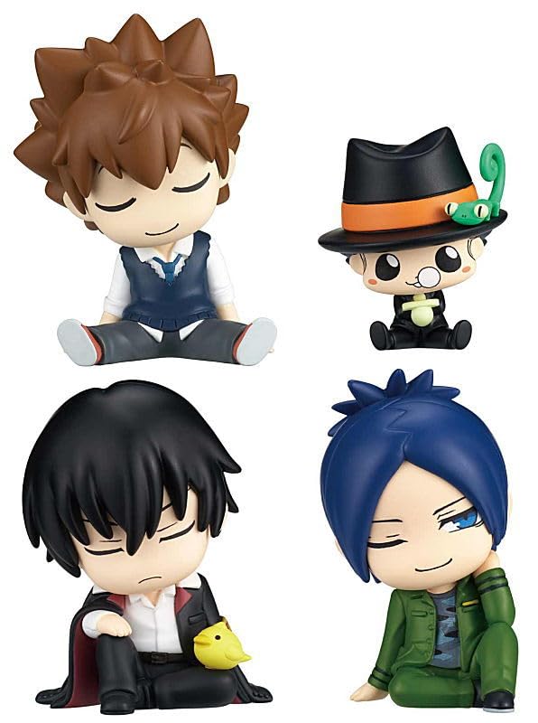 Shoulder Zun Fig. Katekyo Hitman REBORN! [Set of 4 (Complete)] Gacha Capsule Toy