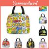 Borsa Pranzo Carina Pikachu Pokemon Borsa a Mano Cartone Animato Borsa Ghiaccio Per Bambini Portatile ed Elegante