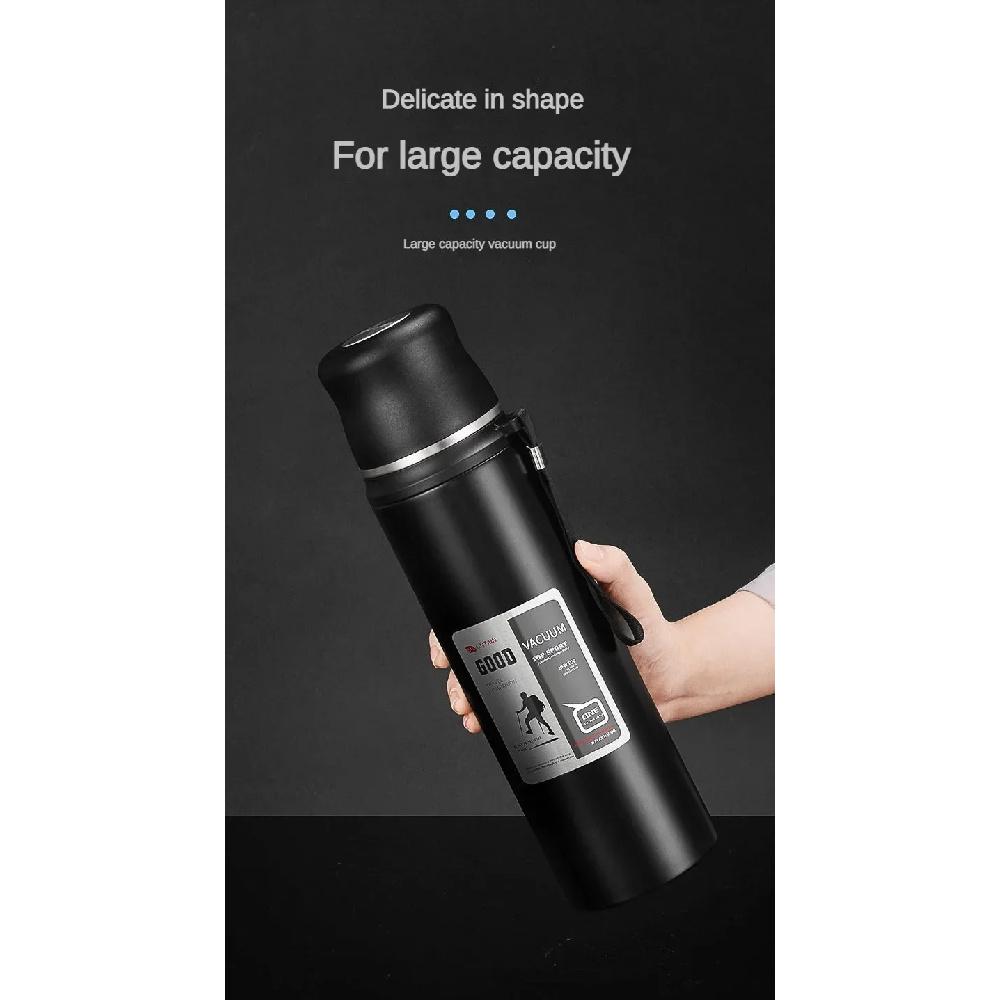 Stainless Steel Thermos Tumbler Leakproof Sports Bottle Insulated Cups Tea Coffee Water Bottles Outdoor Travel Thermal Cups