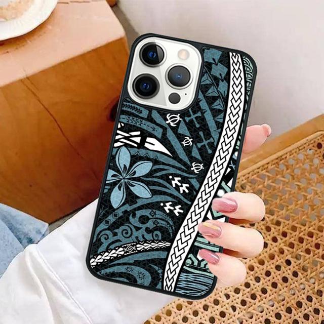 Maori Polynesian Samoan Tribal Phone Case for iPhone 17 Air 16 16e 15 Plus for Apple 13 11 12 14 Pro Max Cover Coque