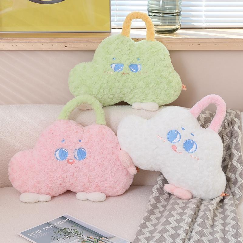 Pluș Moale Cald Nor Jucărie de Pluș Păpușă Pernă Decorativă pentru Sofă Drăguță Bebeluș Copii Prietenă Însoțire Somn Cadou